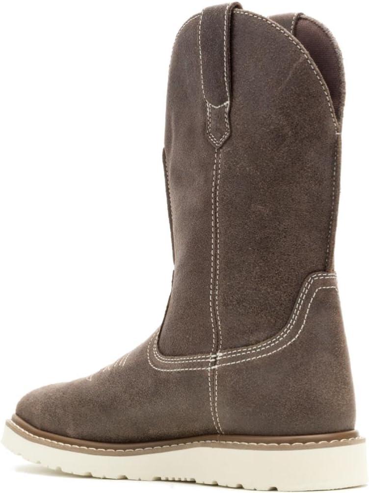 imageWolverine Mens Bronc Wedge Pullon SteelToe Work WellingtonIron