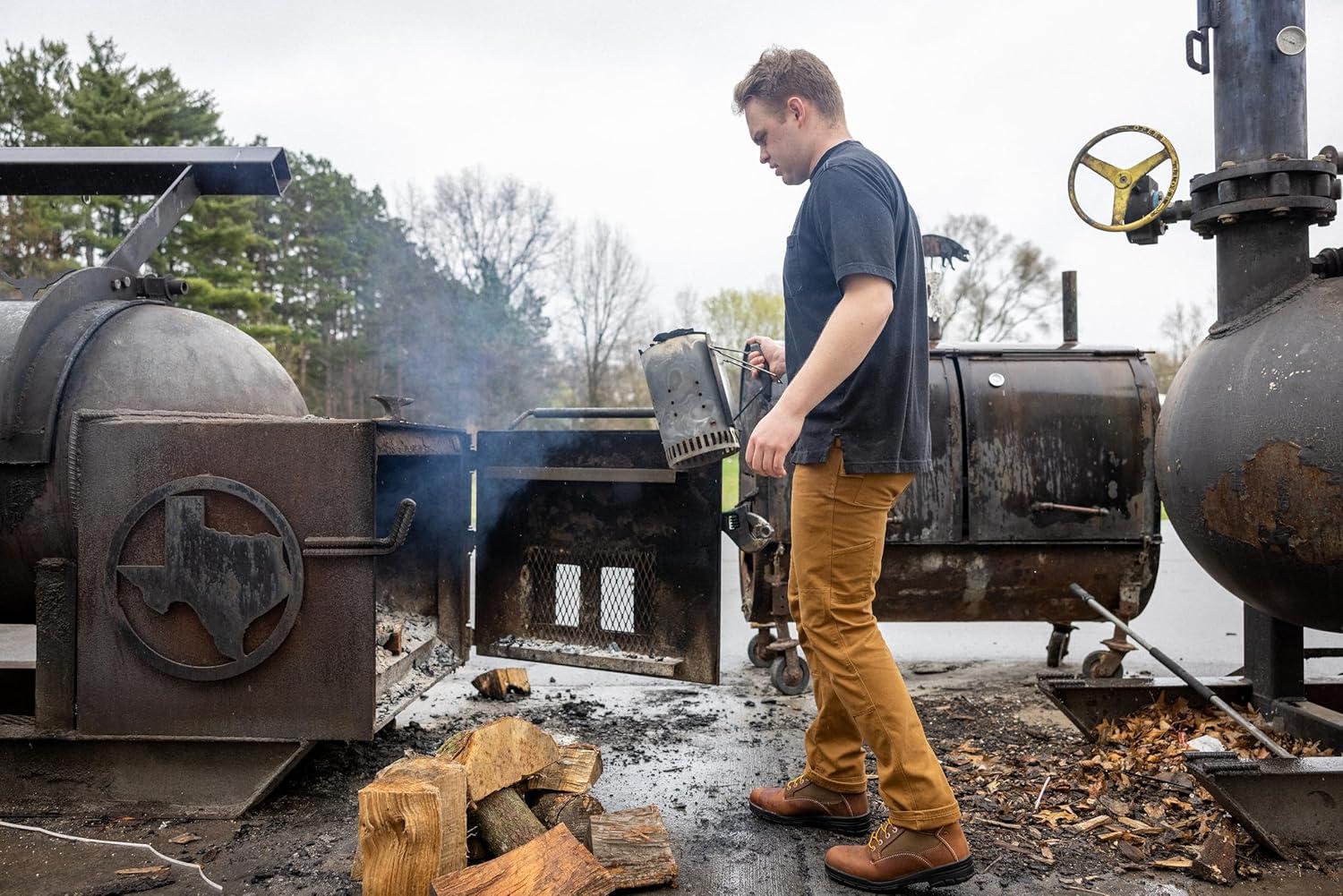 imageWolverine Mens Cotton Comfort Crew Socks 6PackCrew Black