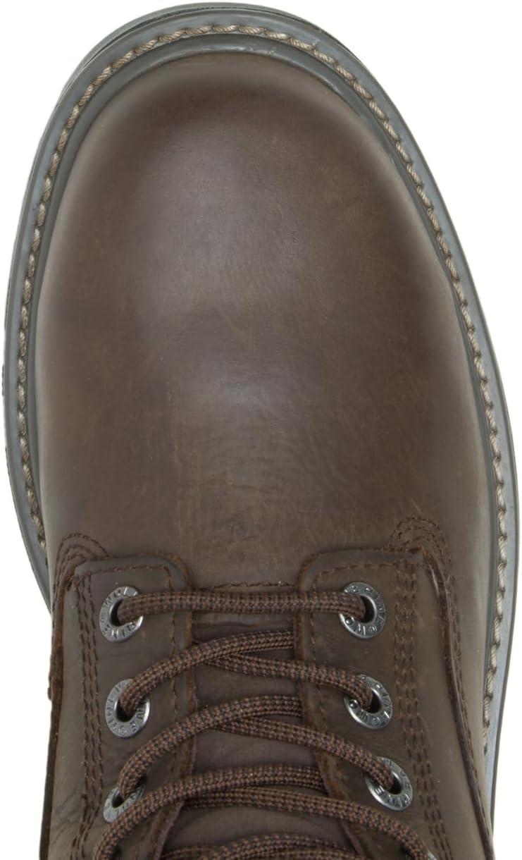 imageWolverine Mens Floorhand Waterproof 6 SteelToe Work BootDark Brown