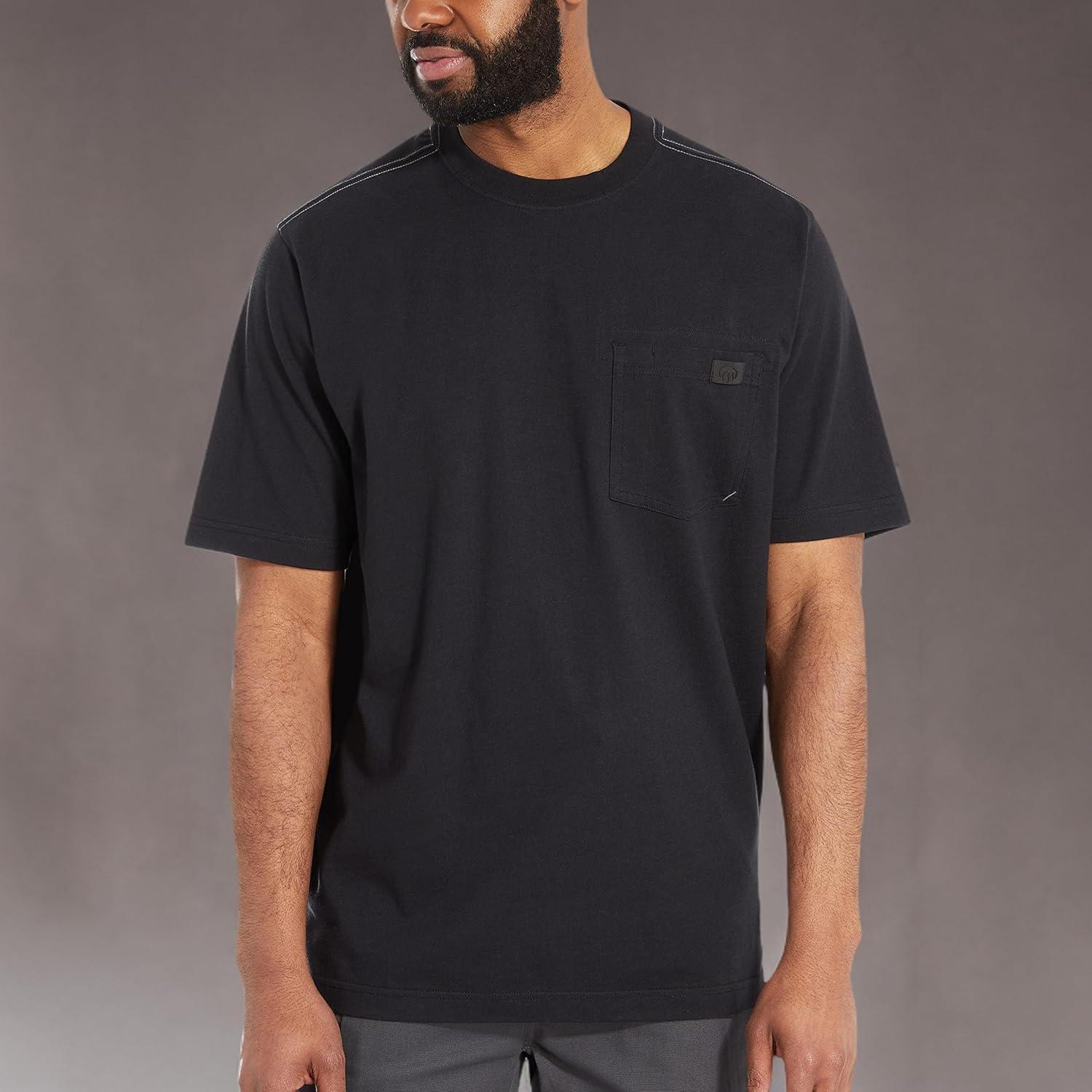 imageWolverine Mens Guardian Cotton Short Sleeve TeeBlack