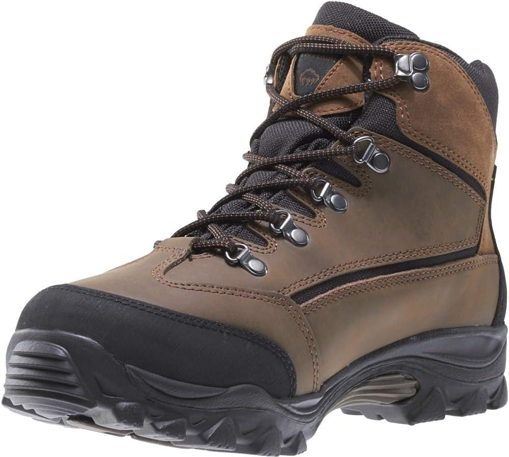 imageWolverine Mens Spencer Hiking bootsBrownBlack