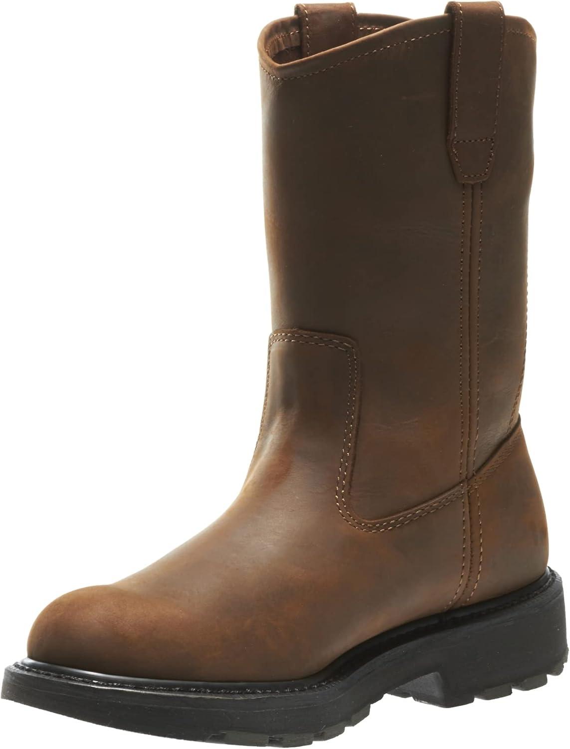 imageWolverine Mens W04727 DD Work Wellington BootsBrown