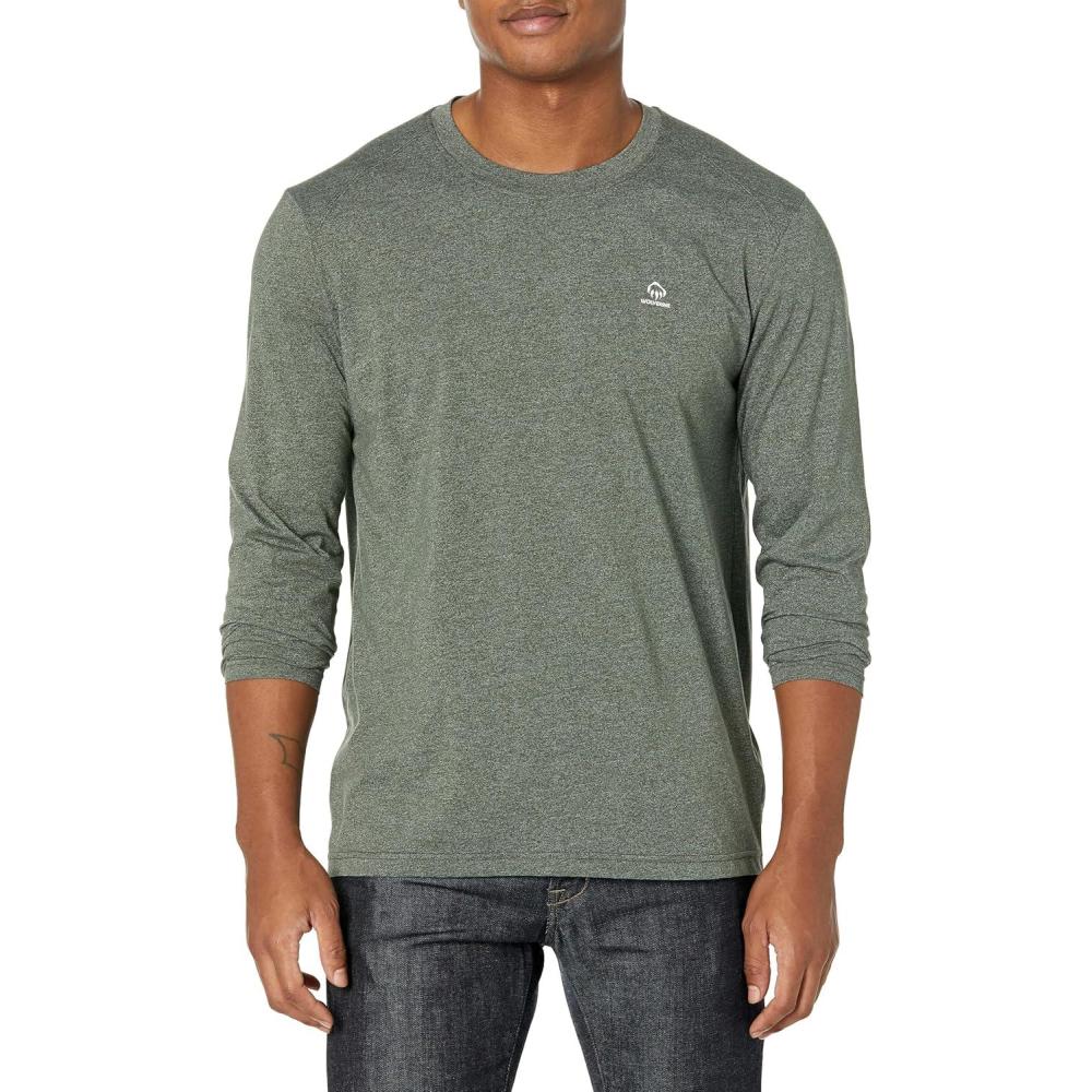 imageWOLVERINE Mens Edge Long Sleeve TShirtGrove Heather