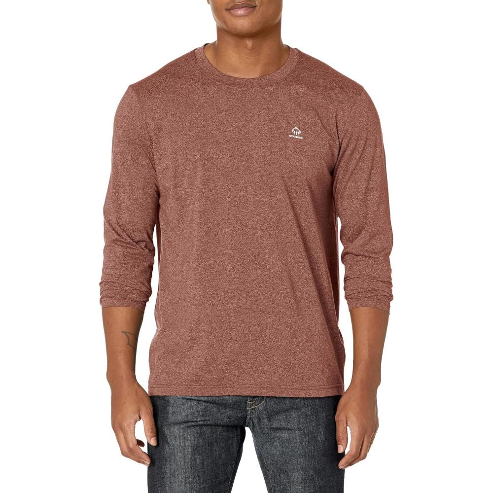 imageWOLVERINE Mens Edge Long Sleeve TShirtTeak Heather