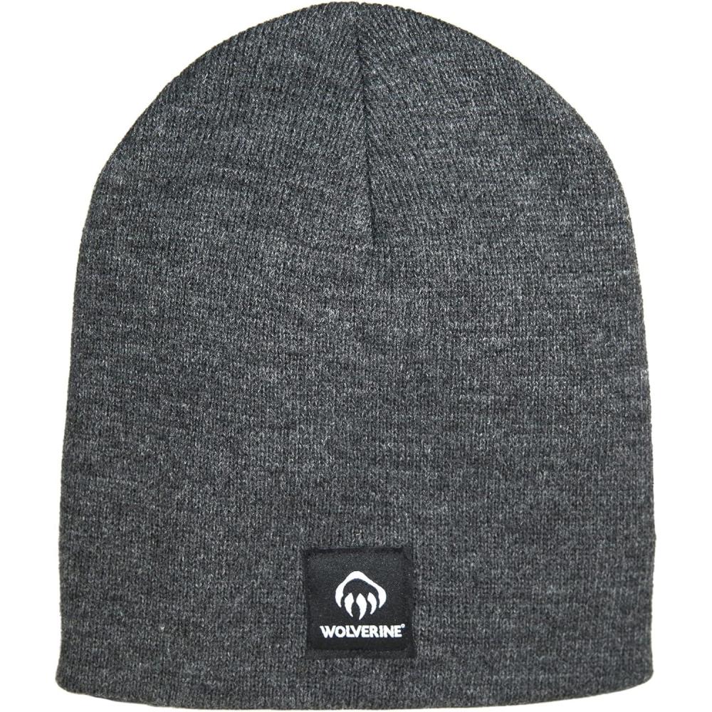 imageWOLVERINE Unisex Performance Work Beanie  Durable for Work and Outdoor Adventures One Size Fits MostKnit Work  Charcoal Grey