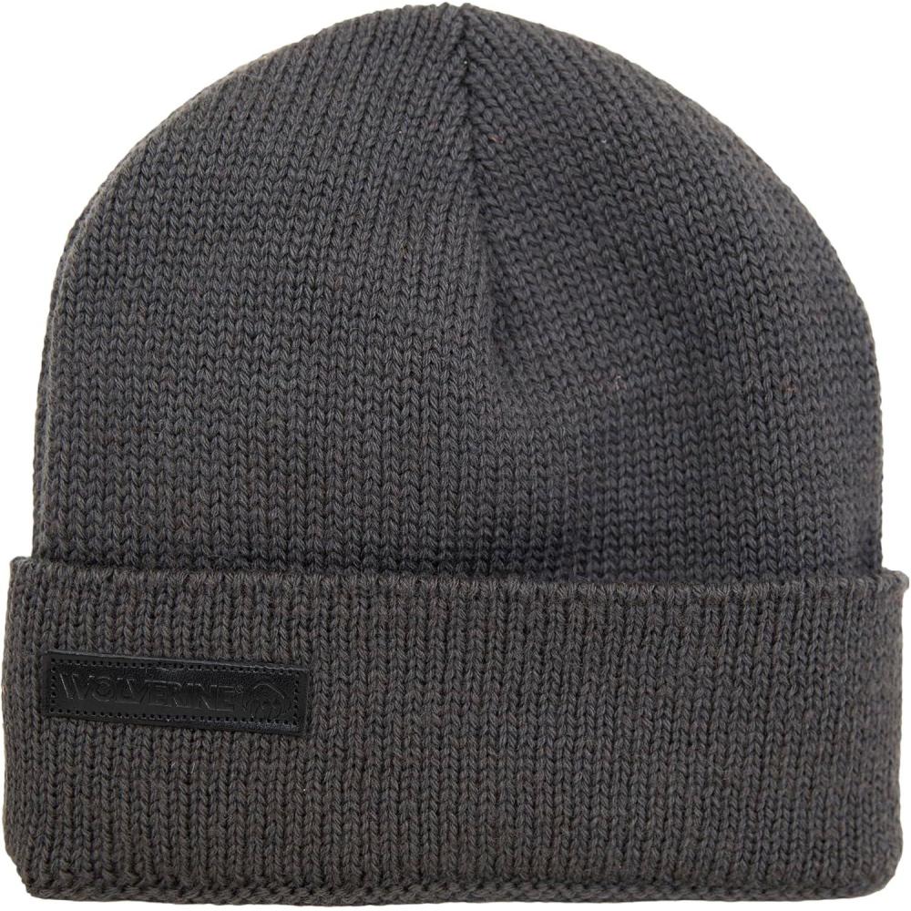 imageWOLVERINE Unisex Performance Work Beanie  Durable for Work and Outdoor Adventures One Size Fits MostWool Watch  Charcoal Grey