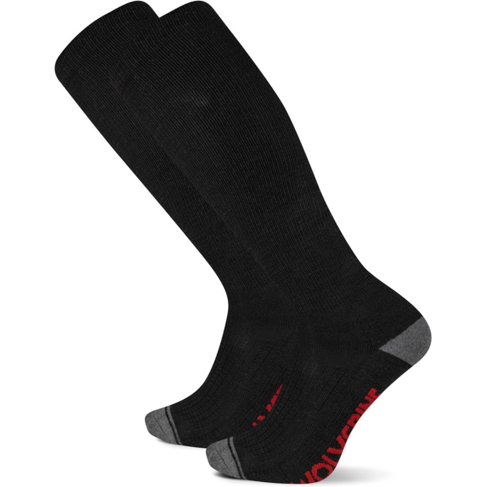 imageWellington Boot OTC Socks  2 Pairs  Wellie Moisture Wicking CushioningBlack