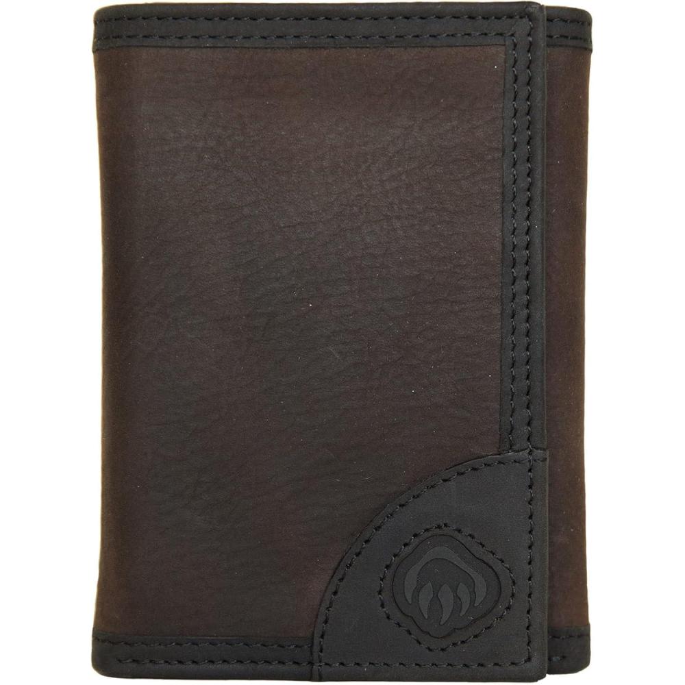 imageWolverine Mens Bifold Wallet  RFID Protection  ID Window  Card Slots  Bill Pocket  Durable  Leather  CanvasRaider LFold  Black