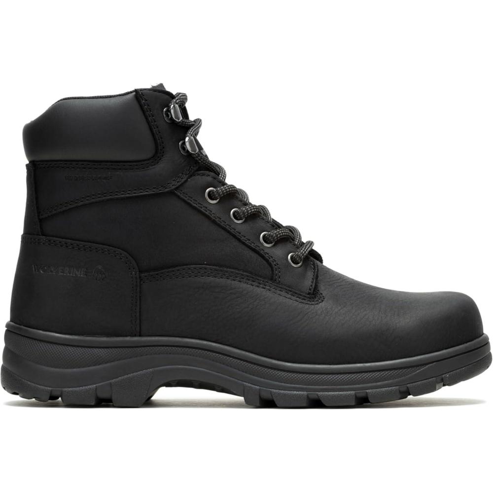 imageWolverine Mens Carlsbad Waterproof 6quot Work BootBlack