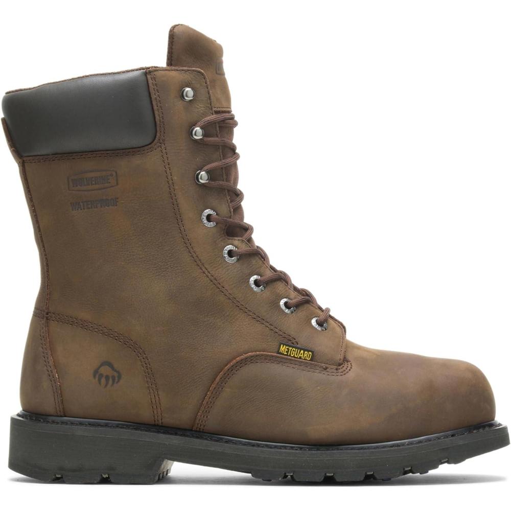 imageWolverine Mens McKay Waterproof SteelToe BootsBrown