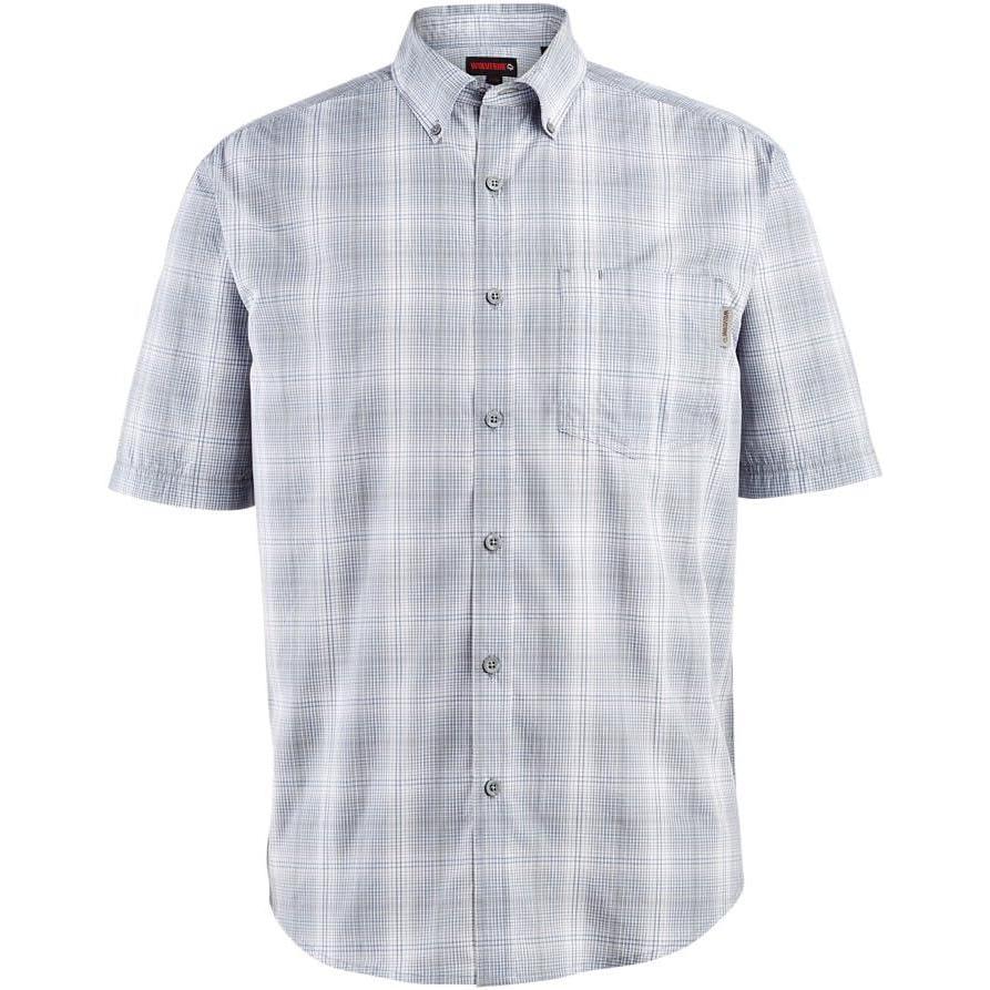 imageWolverine Mens Mortar Short Sleeve ShirtCreek Plaid