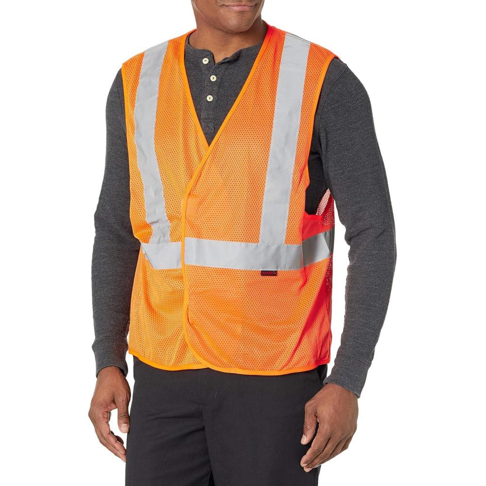 imageWolverine Mens Packable HiVis VestHi Vis Orange