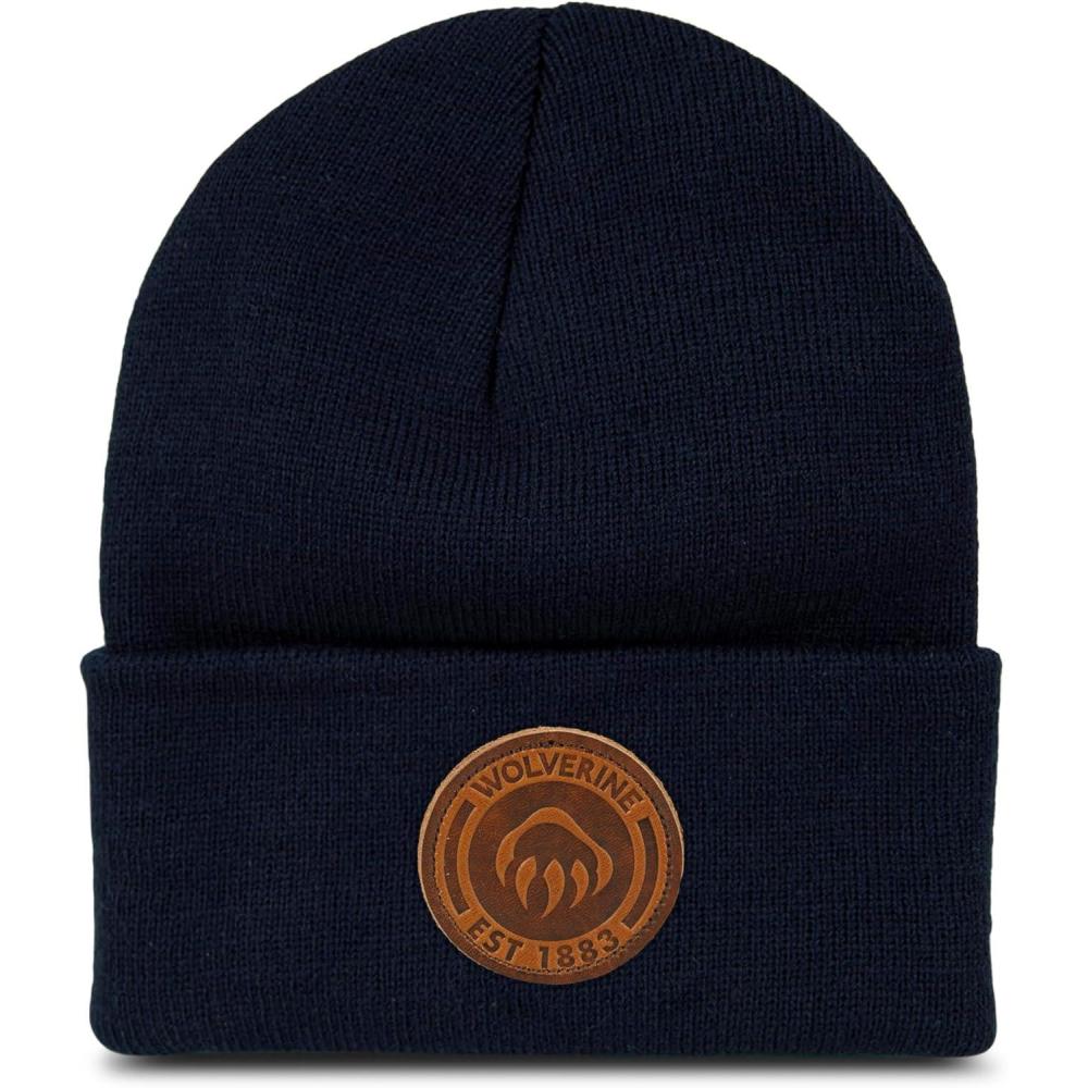 imageWolverine Performance Watch Cap  Durable for Work and Outdoor Adventures One Size Fits MostWatch Cap W Circle Logo  Dark Navy