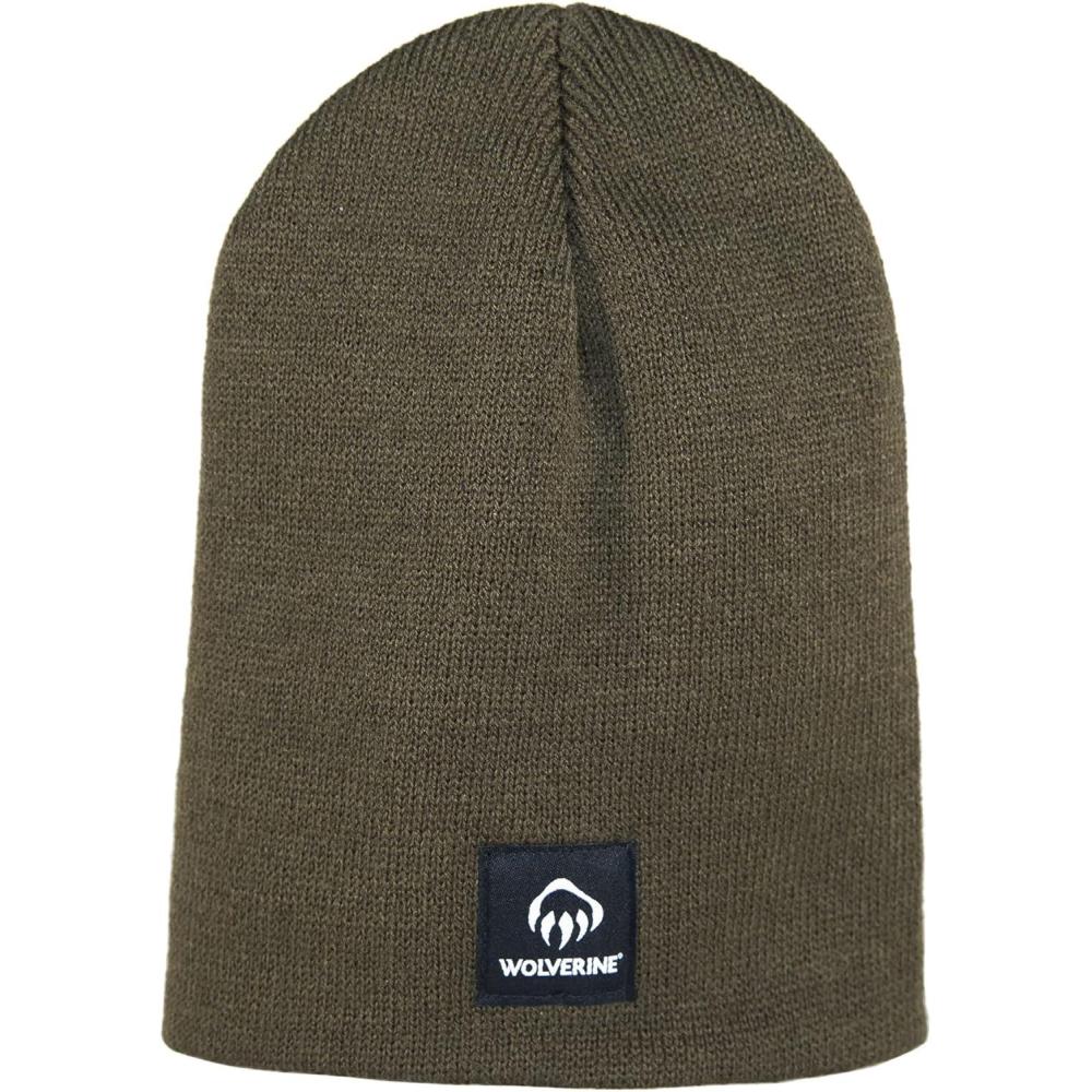 imageWolverine Performance Watch Cap  Unisex  Durable  Rugged  Warm  Outdoor  Adventures  One SizeKnit Work  Dark Olive