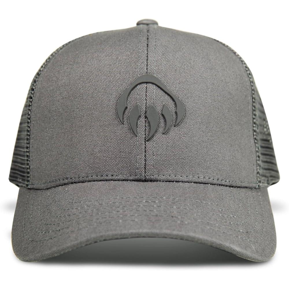imageWolverine UnisexAdult Trucker Hat Snap Back Baseball Cap for Men and Women One Size Fits MostRaised  Grey
