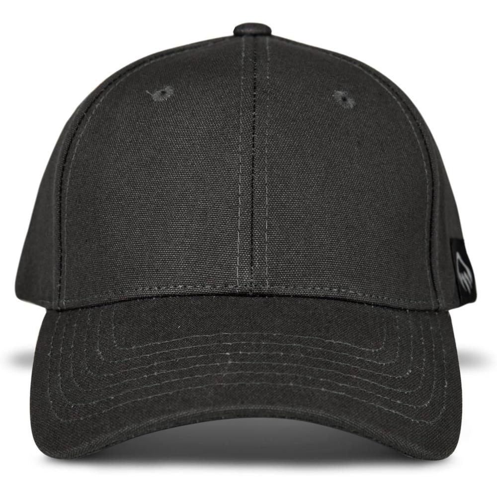 imageWolverine Work Hat  Adjustable  Rugged  Durable  Comfort  Workwear  Cotton Canvas Claw Label  Black One Size
