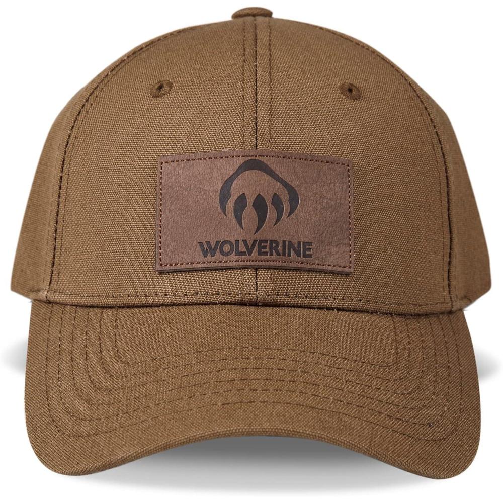 imageWolverine Work Hat  Adjustable  Rugged  Durable  Comfort  Workwear  Cotton CanvasPatch Logo  Chestnut
