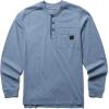Guardian Cotton Long Sleeve Henley(Blue Heather)