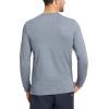 Guardian Cotton Long Sleeve Henley(Blue Heather)