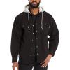 Overman Shirt Jac (Big & Tall)(Black)