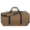 WOLVERINE 30″ Duffel with Boot Made from High-Density Canvas, 112L Capacity Main Compartment(Chestnut)