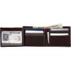 WOLVERINE Men’s Canvas/Leather Bifold Wallet | RFID Protection | ID Window | Card Slots | Bill Pocket | Durable | Leather | Canvas(Marquette – Brown)