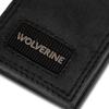 WOLVERINE Men’s Slim Wallet | Card Case | Money Clip | RFID Protection | ID Window | Rugged | Leather | Canvas(Durashocks – Black)