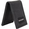 WOLVERINE Men’s Slim Wallet | Card Case | Money Clip | RFID Protection | ID Window | Rugged | Leather | Canvas(Durashocks – Black)