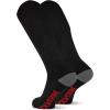 Wellington Boot OTC Socks – 2 Pairs – Wellie Moisture Wicking Cushioning(Black)