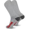 Wellington Boot OTC Socks – 2 Pairs – Wellie Moisture Wicking Cushioning(Gray Heather)