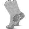 Wolverine Men’s All Season Work Mid Calf Socks (2-Pack)(Gray Heather)