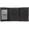 Wolverine Men’s Bifold Wallet | RFID Protection | ID Window | Card Slots | Bill Pocket | Durable | Leather | Canvas(Canvas/Leather – Black/Grey)