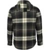 Wolverine Men’s Bucksaw Hooded Flannel Shirt Jac(Gunmetal Plaid)
