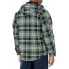 Wolverine Men’s Bucksaw Hooded Flannel Shirt Jac(Hemlock Plaid)