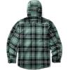 Wolverine Mens Bucksaw Hooded Flannel Shirt Jac(Hemlock Plaid)