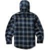 Wolverine Mens Bucksaw Hooded Flannel Shirt Jac(New Navy Plaid)