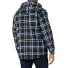 Wolverine Men’s Bucksaw Hooded Flannel Shirt Jac(New Navy Plaid)