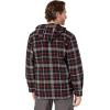 Wolverine Men’s Bucksaw Sherpa Lined Shirt Jacket(Dark Red Plaid)