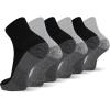 Wolverine Men’s Cotton Comfort Ankle Socks (6-Pairs)(Ankle – Gray)