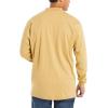 Wolverine Men’s Flame Resistant Long Sleeve Henley T-shirt(Khaki)