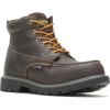 Wolverine Men’s Floorhand Moc Toe 6″ Waterproof Boot Construction(Dark Coffee)