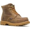 Wolverine Men’s Floorhand Moc Toe 6″ Waterproof Boot Construction(Tan)