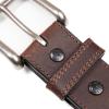 Wolverine Men’s Full Grain Leather | Workwear | Heavy Duty | Durable | Everyday | Classic | Casual | Metal Buckle(Western Figure 8 – Brown)