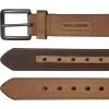 Wolverine Men’s Full Grain Leather Work Belt | Workwear | Heavy Duty | Utility | Rugged | Durable | Metal Buckle(Floorhand – Sundance)