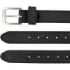 Wolverine Men’s Full Grain Leather Work Belt | Workwear | Heavy Duty | Utility | Rugged | Durable | Metal Buckle(Rugged – Black)