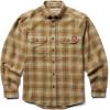 Wolverine Mens Glacier Heavyweight Long Sleeve Flannel(Coyote Plaid)
