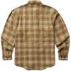 Wolverine Mens Glacier Heavyweight Long Sleeve Flannel(Coyote Plaid)