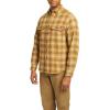 Wolverine Mens Glacier Heavyweight Long Sleeve Flannel(Coyote Plaid)