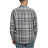 Wolverine Mens Glacier Heavyweight Long Sleeve Flannel(Greystone Plaid)