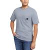Wolverine Men’s Guardian Cotton Short Sleeve Tee(Blue Heather)
